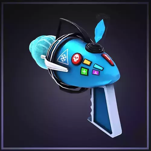 Concept Ice Gun Game Ready 