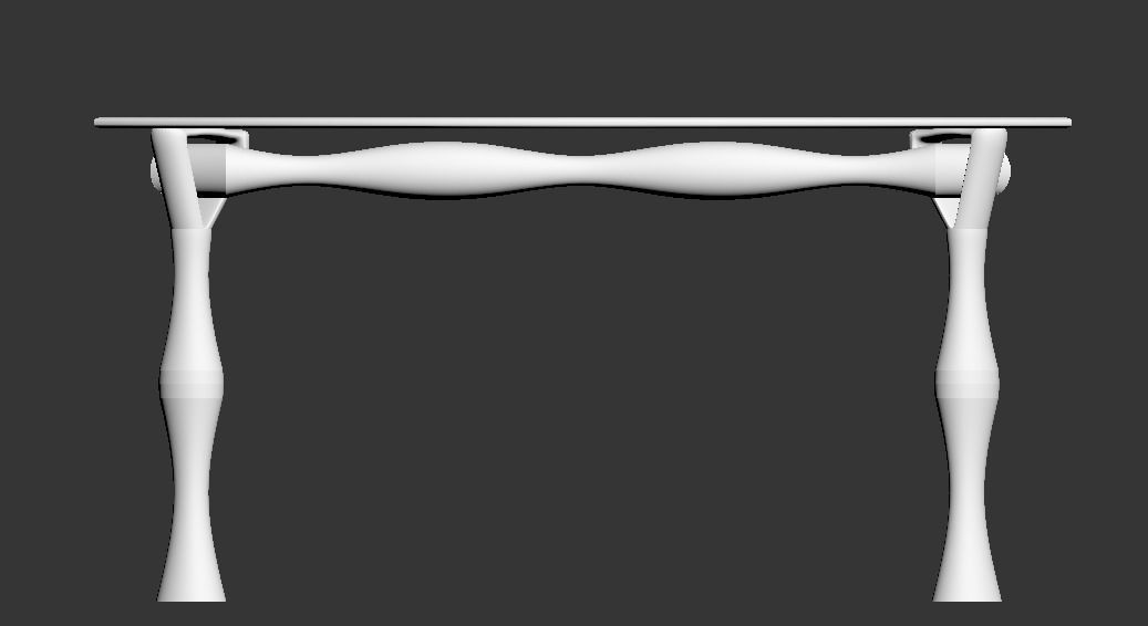 Table Modeling 3D print model_4