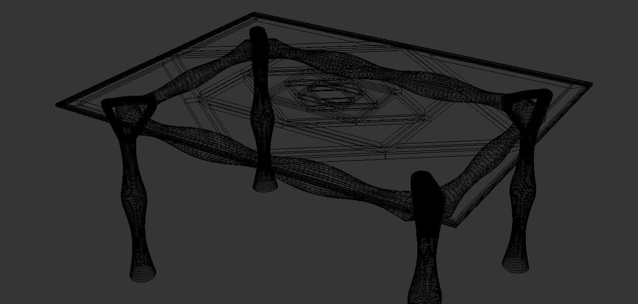 Table Modeling 3D print model_6