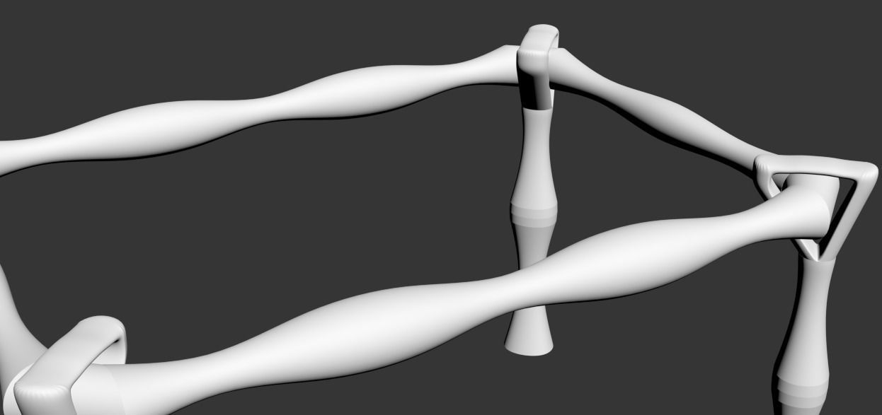 Table Modeling 3D print model_7