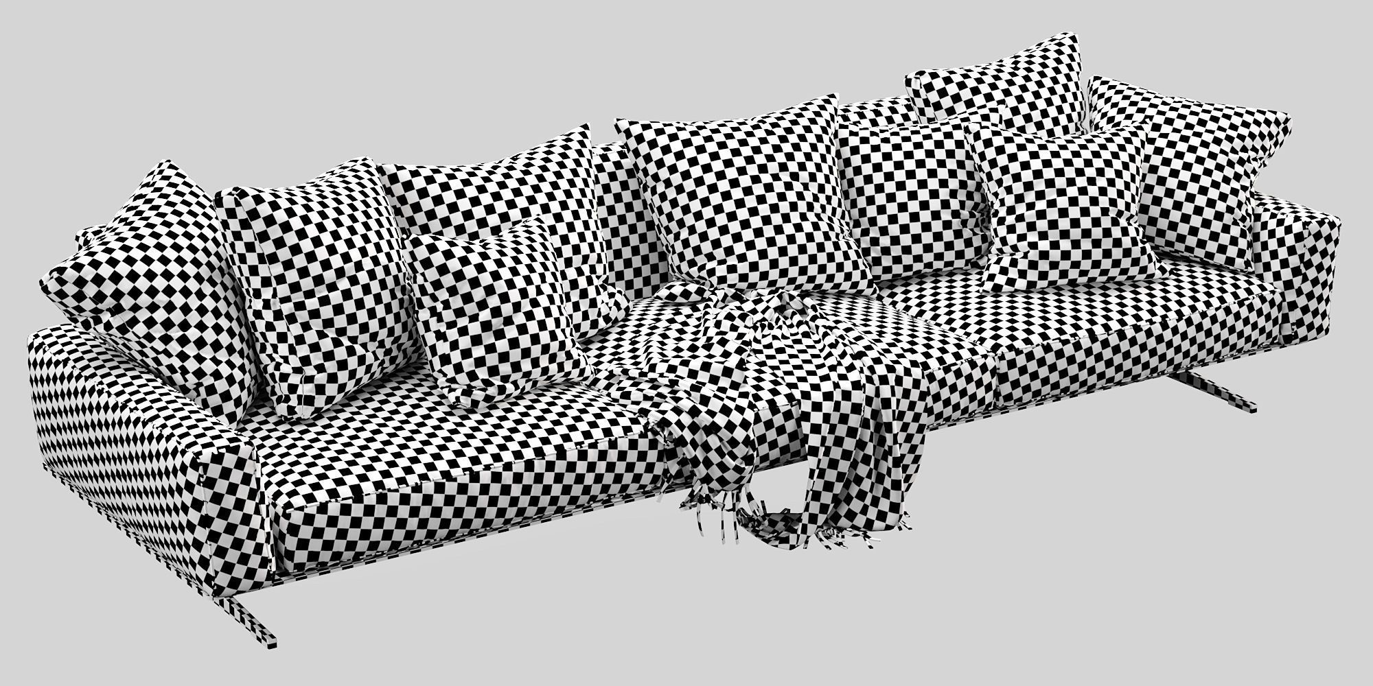 Flexform Soft Dream 3 seater 3D model_13