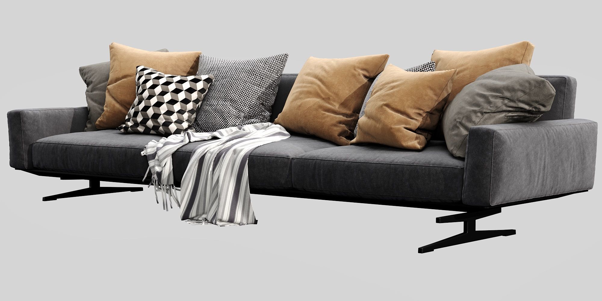 Flexform Soft Dream 3 seater 3D model_11