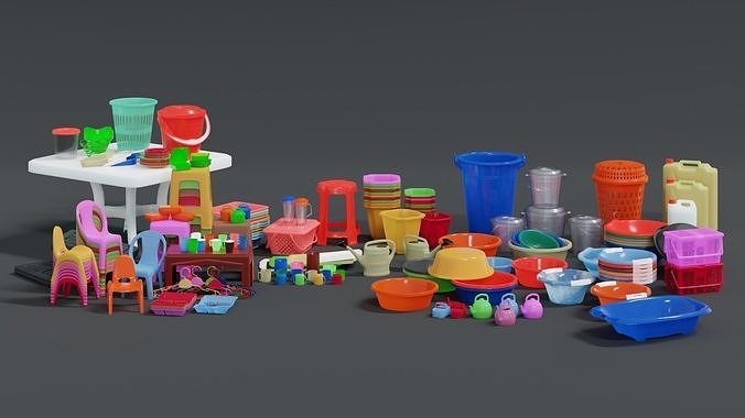 3D PLASTIC MODELS 3D model
