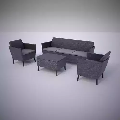 Furniture set of sofas and chairs