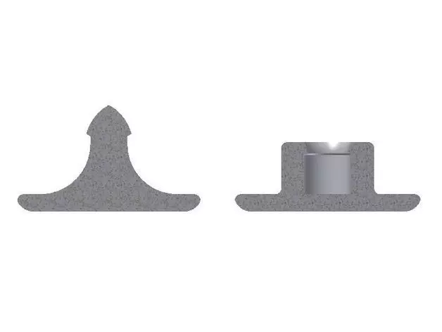Croc Rivet Connector 3D print model