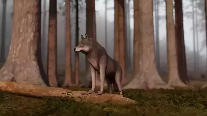 Wolf LowPoly