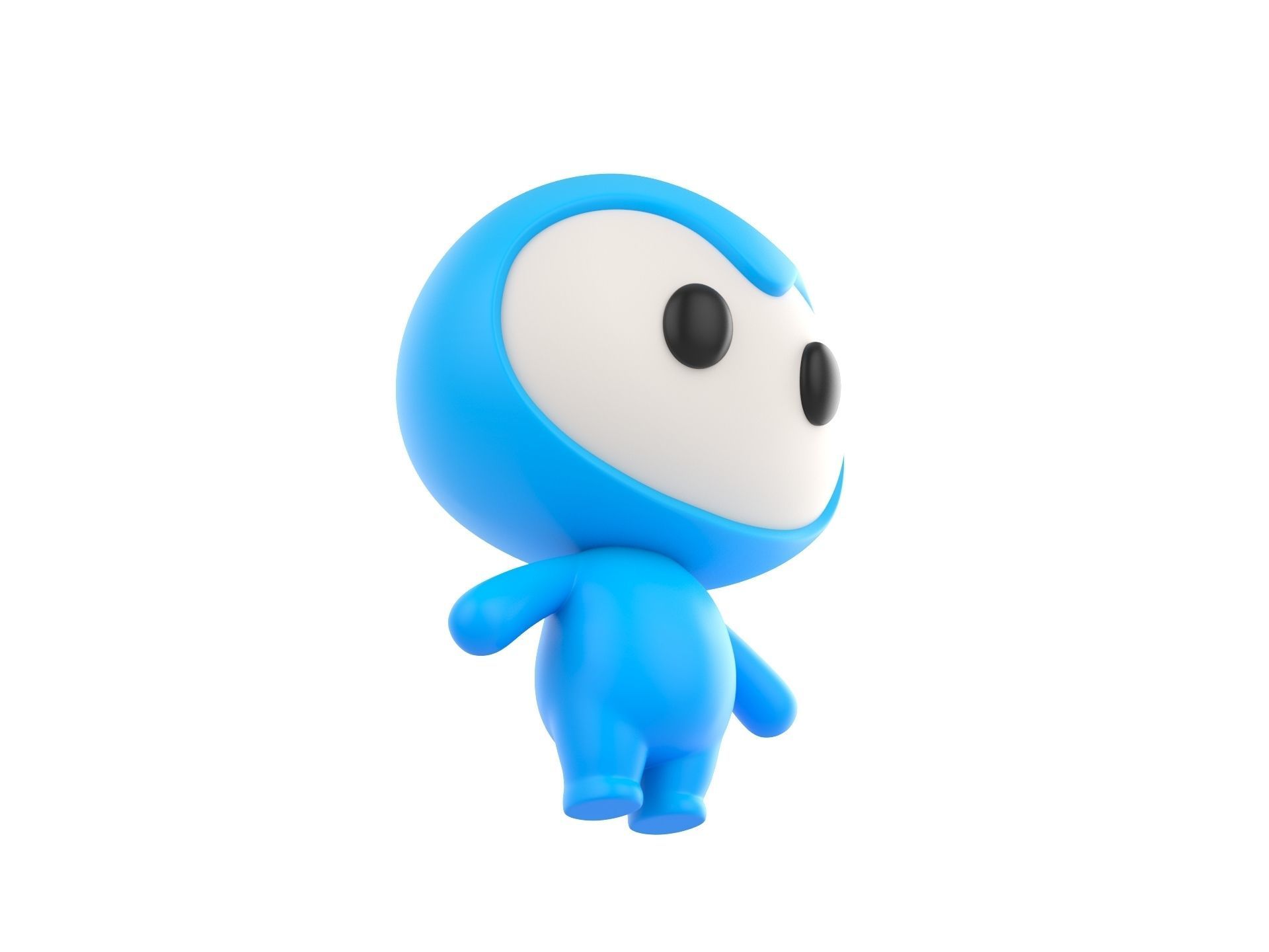 Character068 Mascot 3D model_2