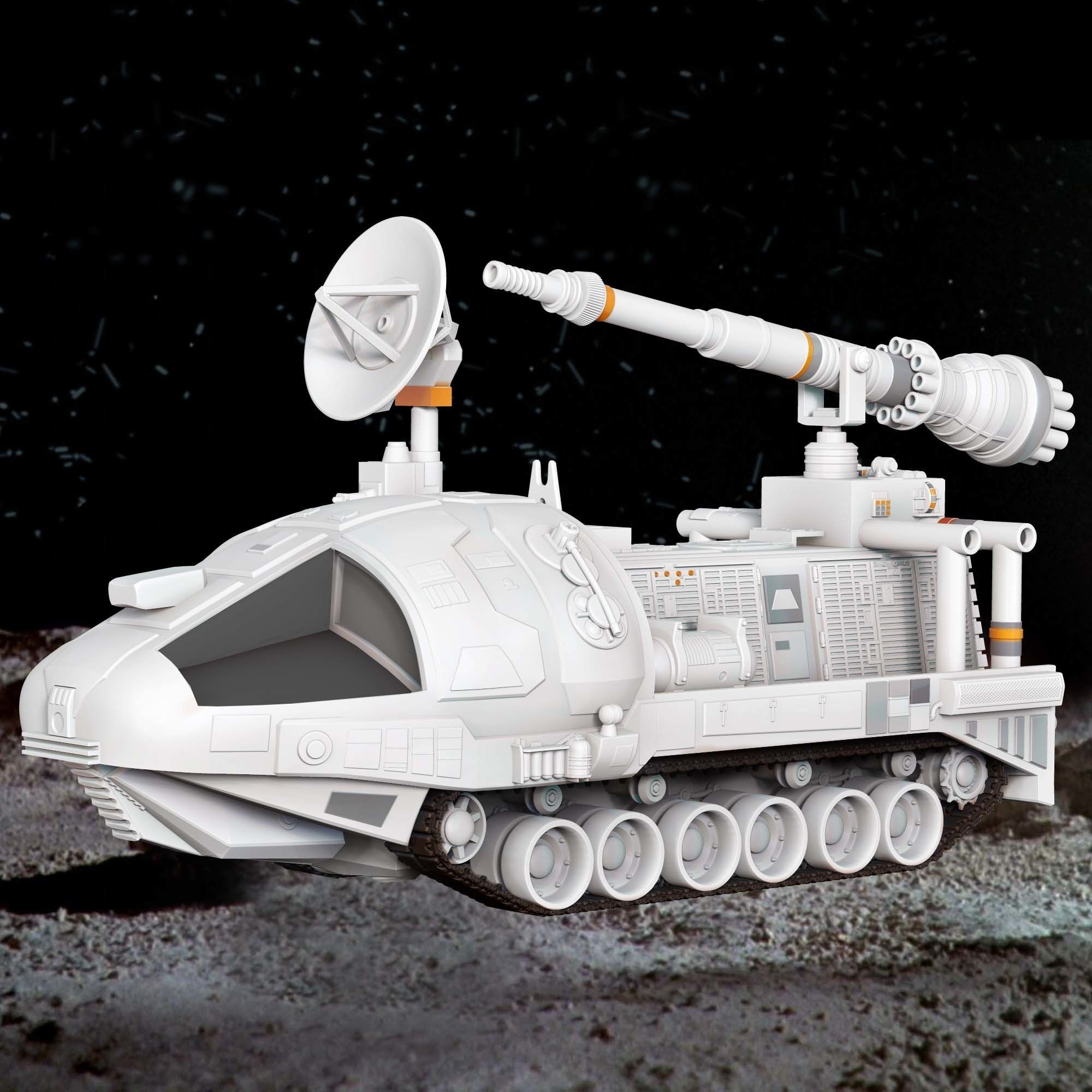 Space 1999 Alpha Laser Tank 3D print model_1