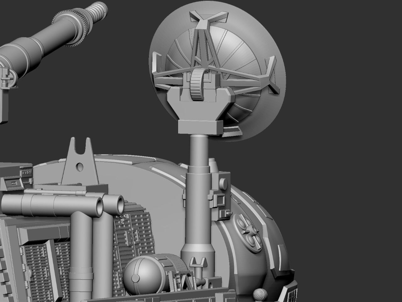 Space 1999 Alpha Laser Tank 3D print model_16