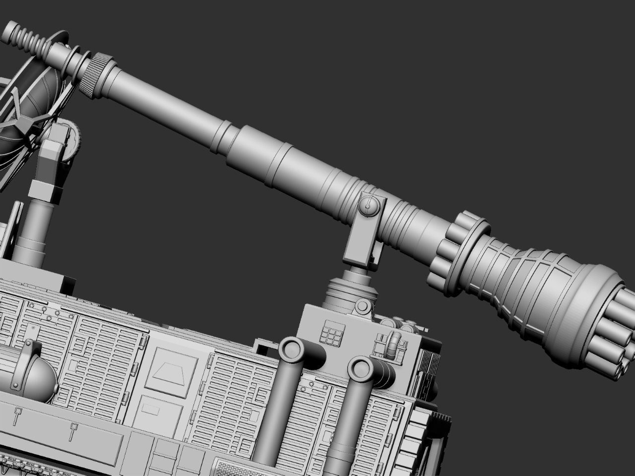 Space 1999 Alpha Laser Tank 3D print model_12