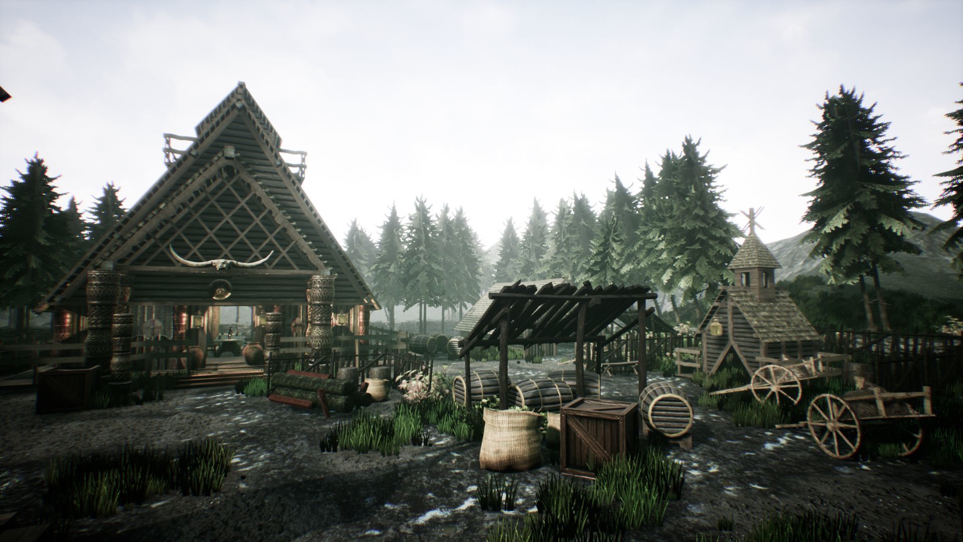 Viking House UNREAL ENGINE Low-poly 3D model_24