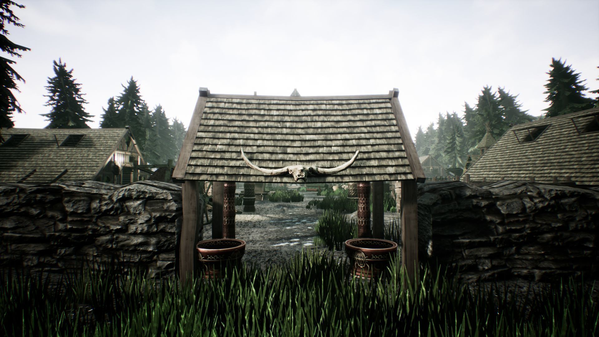 Viking House UNREAL ENGINE Low-poly 3D model_2