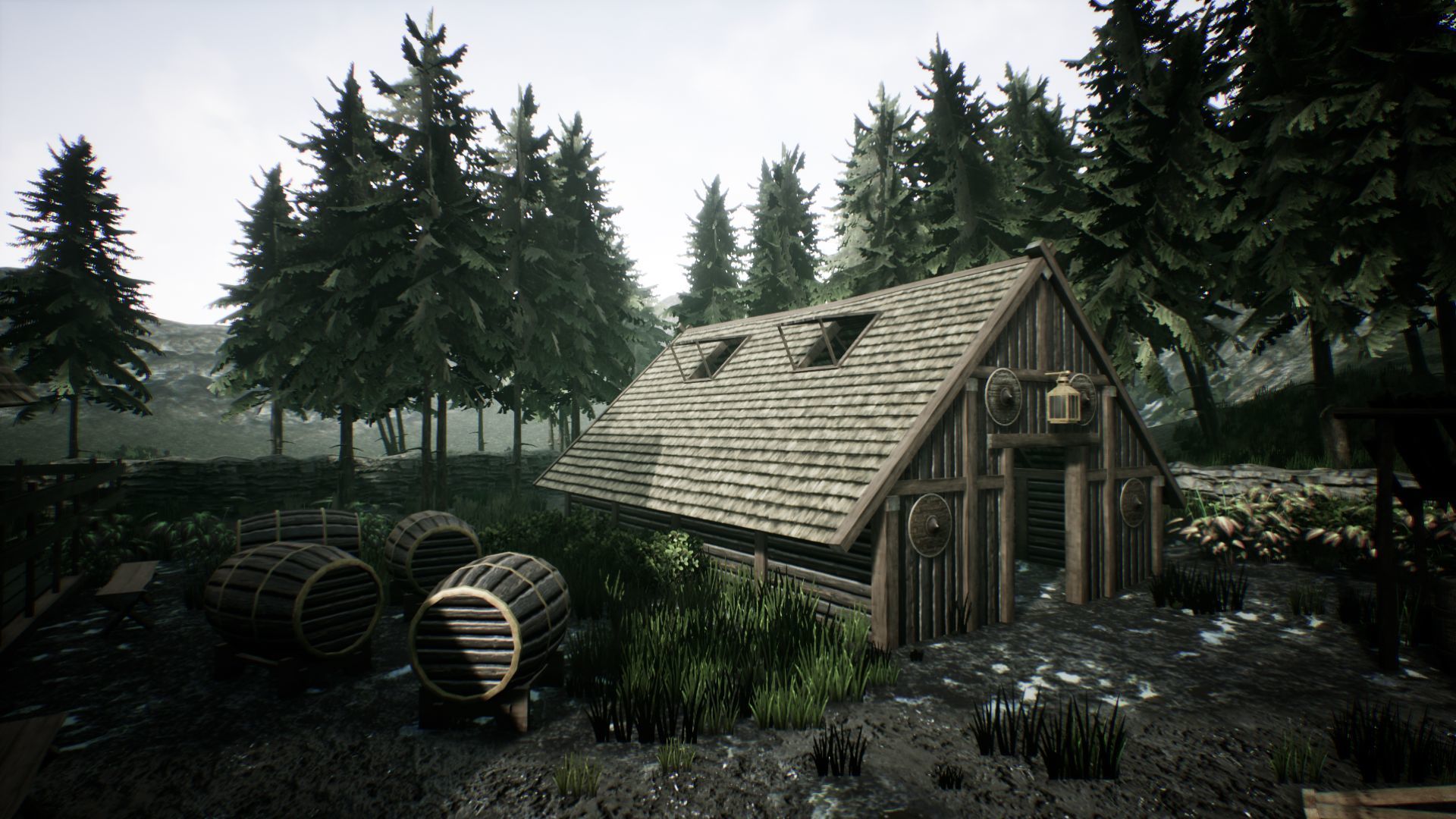Viking House UNREAL ENGINE Low-poly 3D model_23