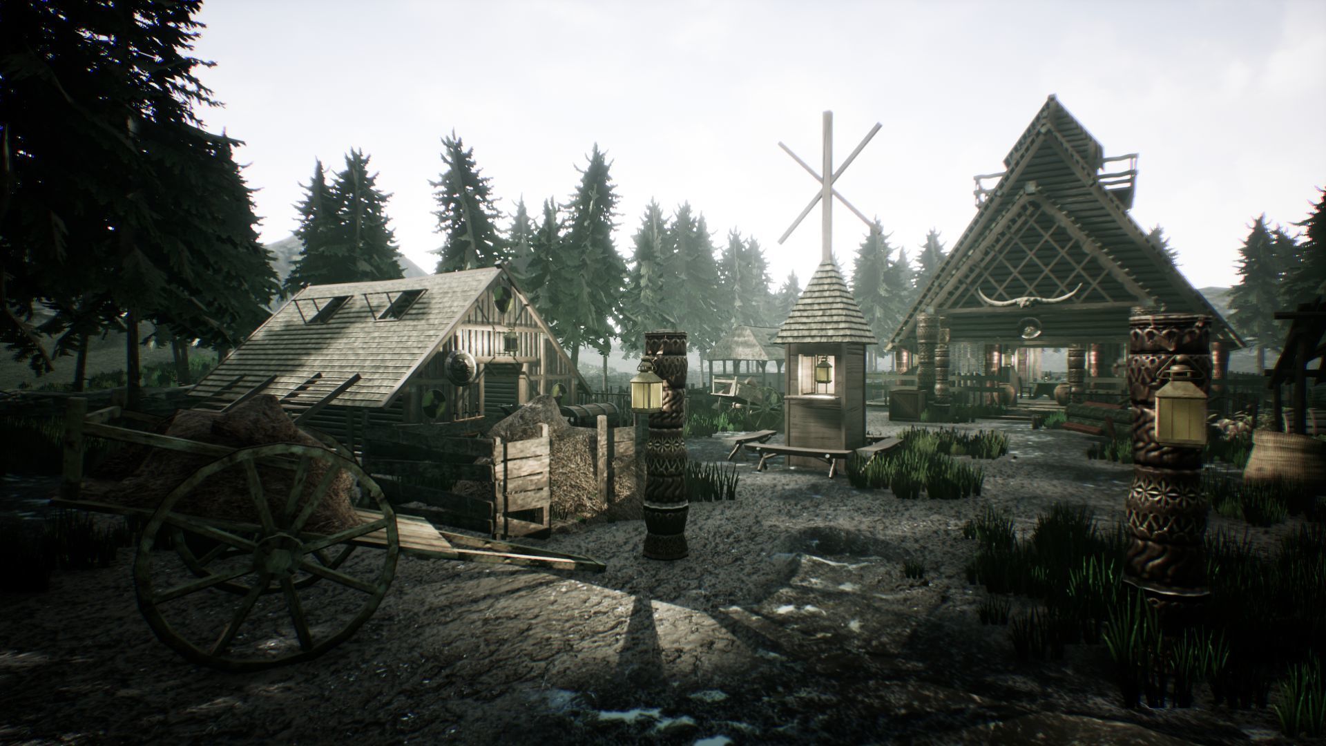 Viking House UNREAL ENGINE Low-poly 3D model_12