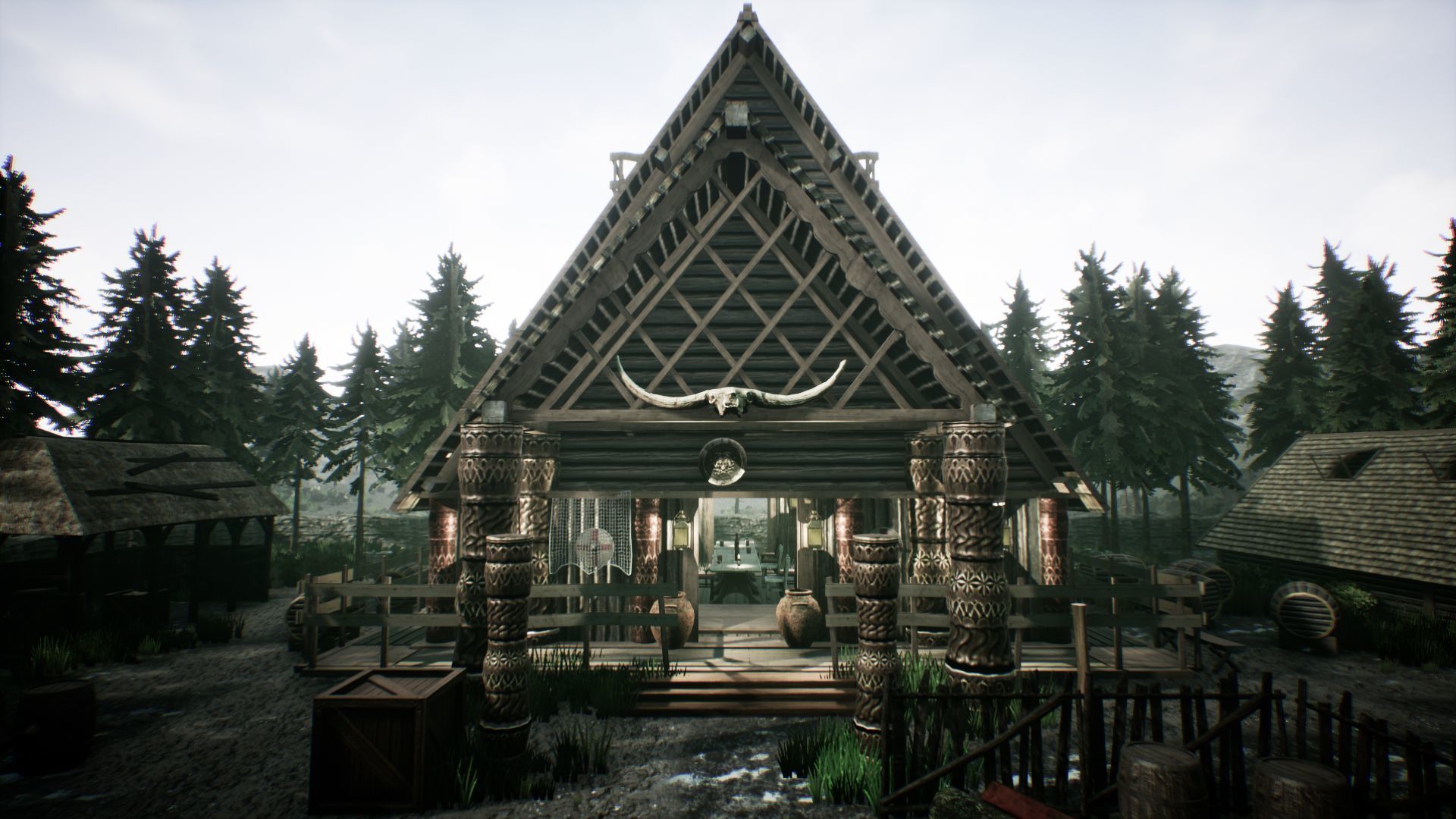Viking House UNREAL ENGINE Low-poly 3D model_16