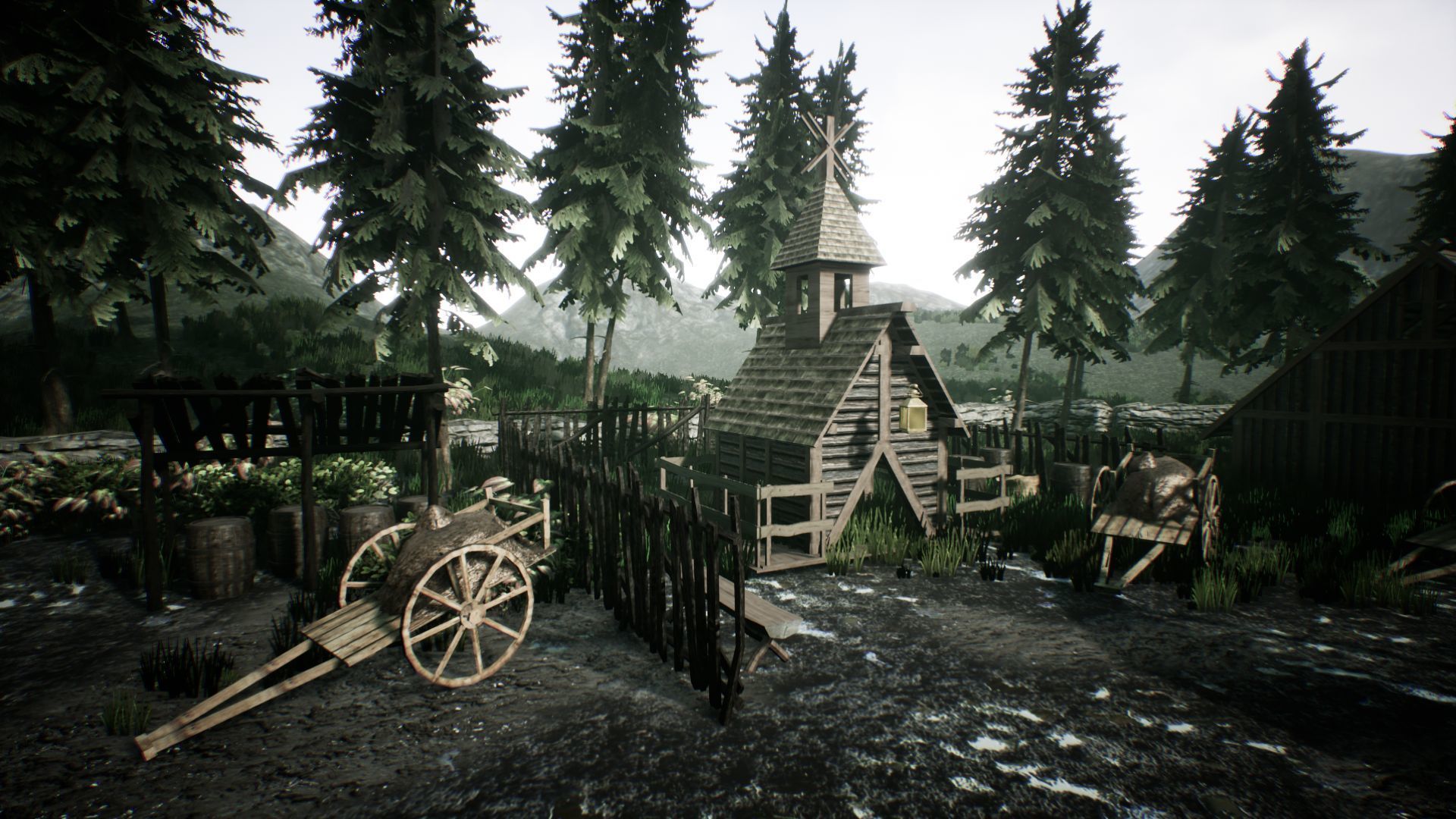 Viking House UNREAL ENGINE Low-poly 3D model_7