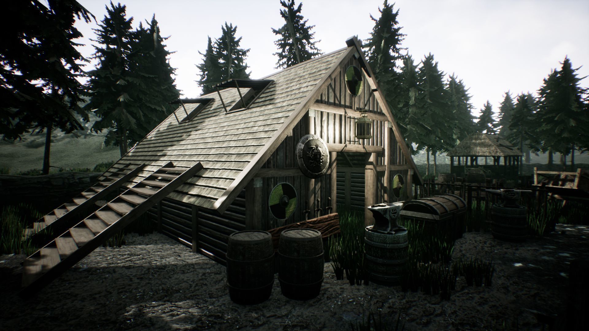 Viking House UNREAL ENGINE Low-poly 3D model_13