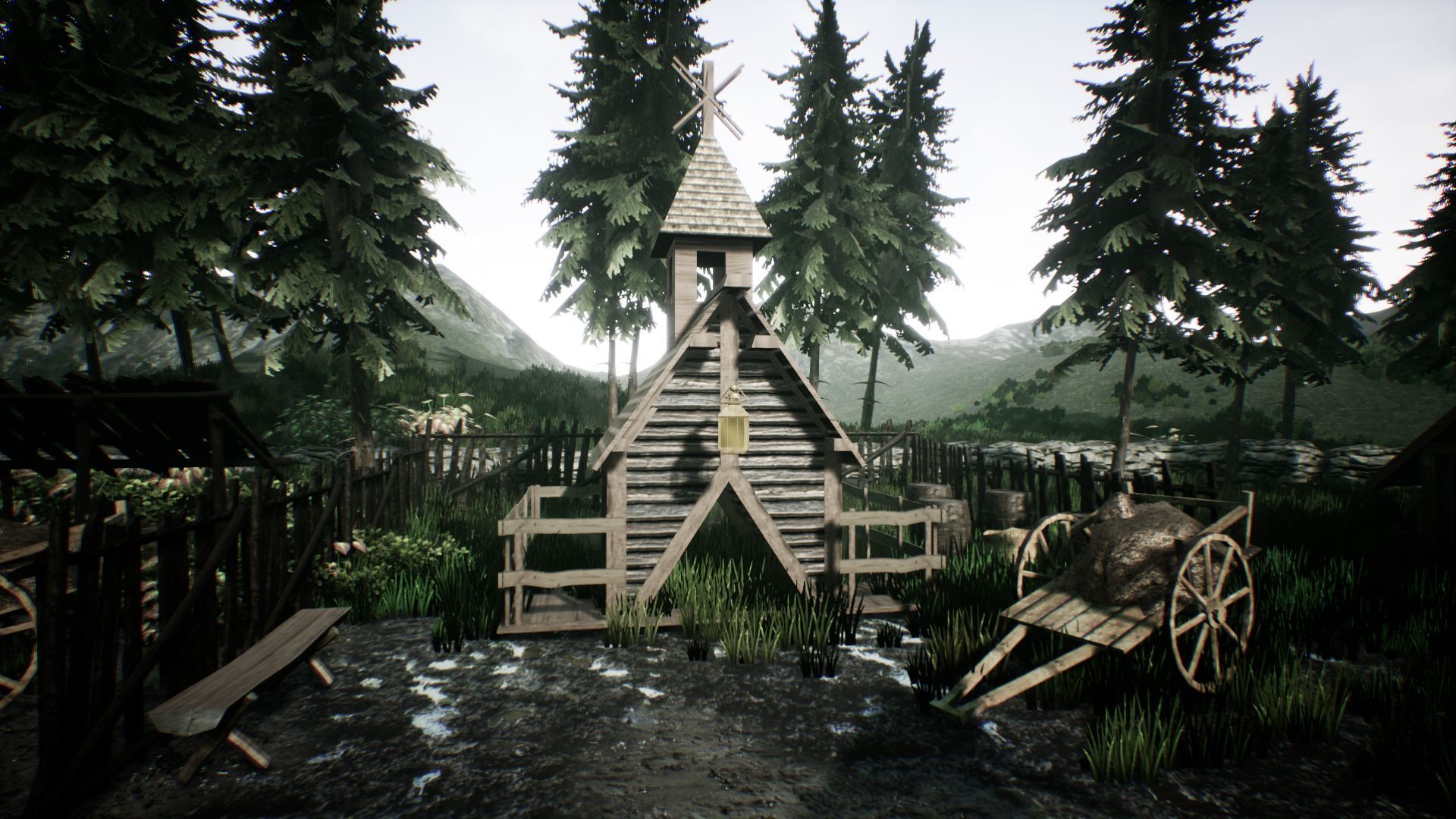 Viking House UNREAL ENGINE Low-poly 3D model_8