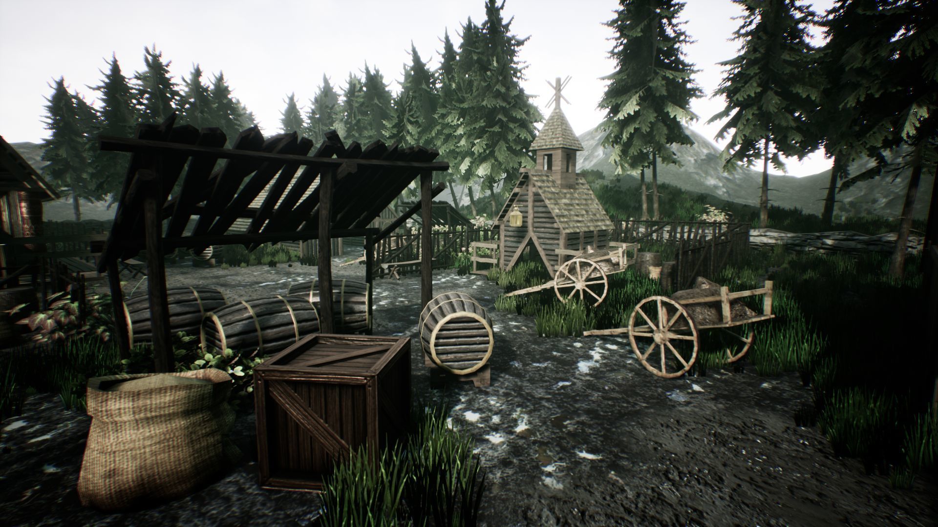 Viking House UNREAL ENGINE Low-poly 3D model_9