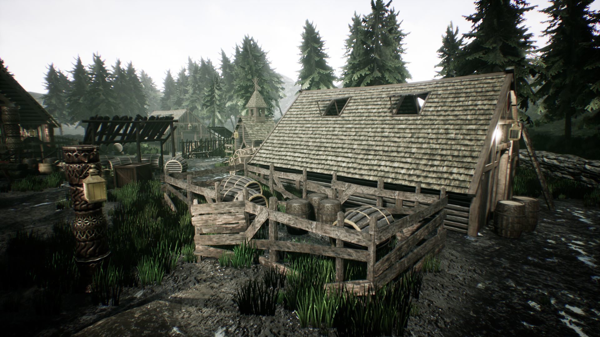 Viking House UNREAL ENGINE Low-poly 3D model_10