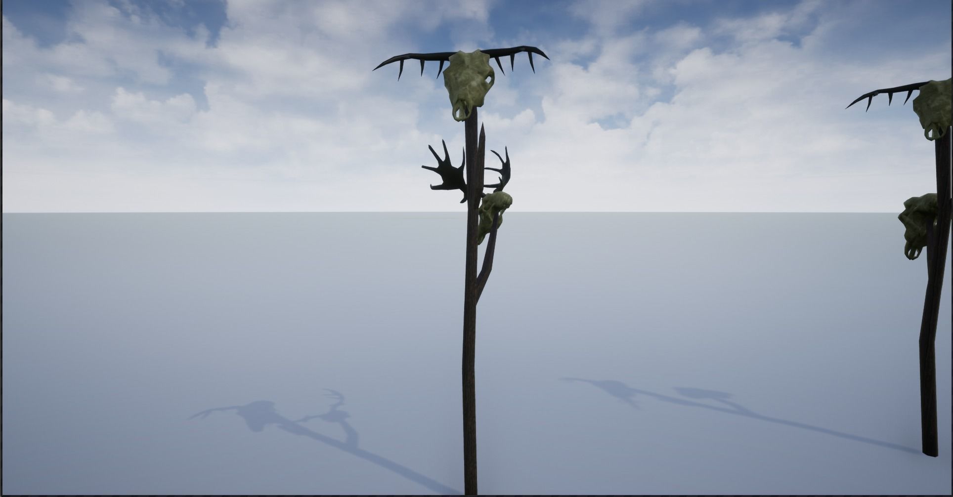 Animal Skulls On Spikes Low-poly 3D model_18