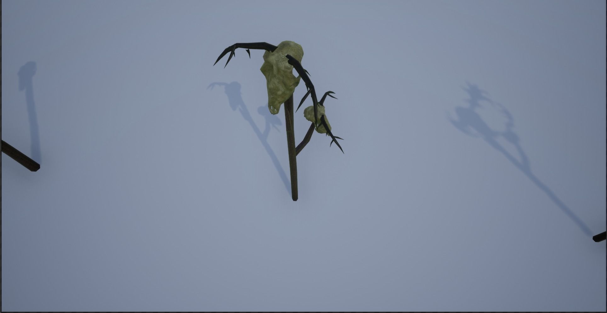 Animal Skulls On Spikes Low-poly 3D model_14