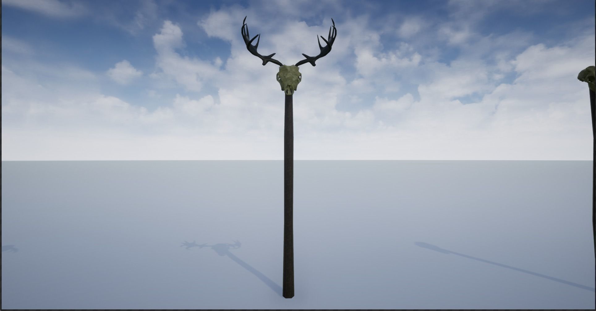 Animal Skulls On Spikes Low-poly 3D model_10