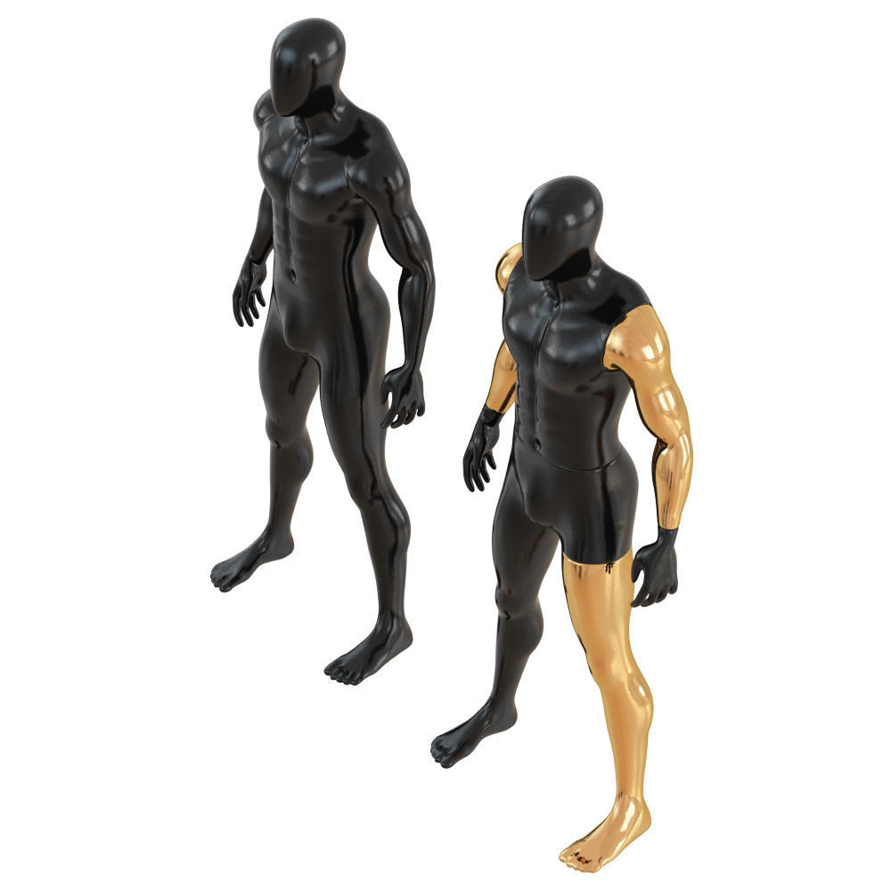 Abstract male mannequin 84 3D model_2