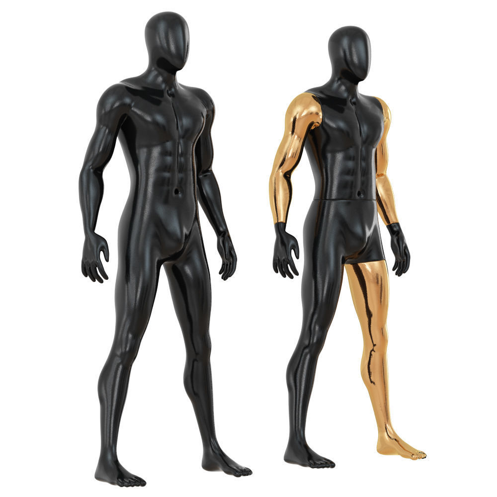 Abstract male mannequin 84 3D model_1