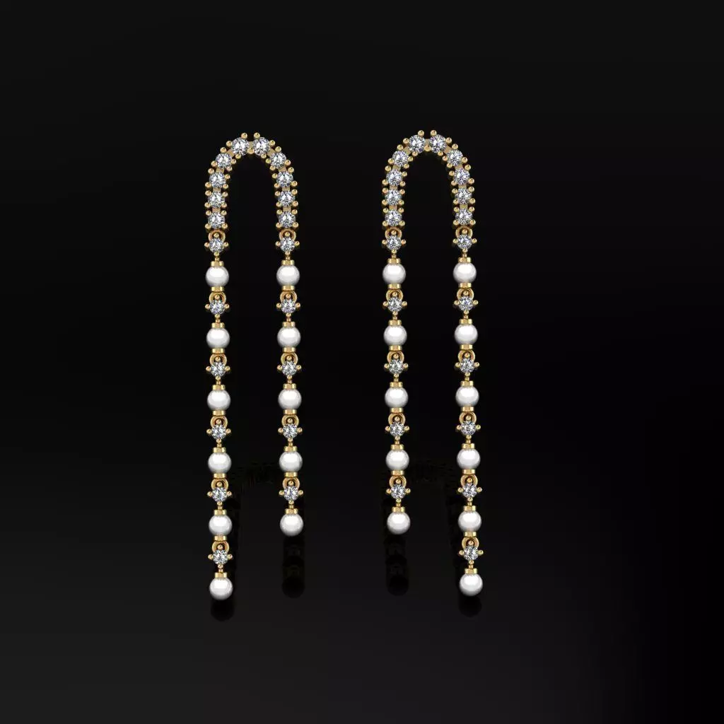 Earrings 24 3D print model_0