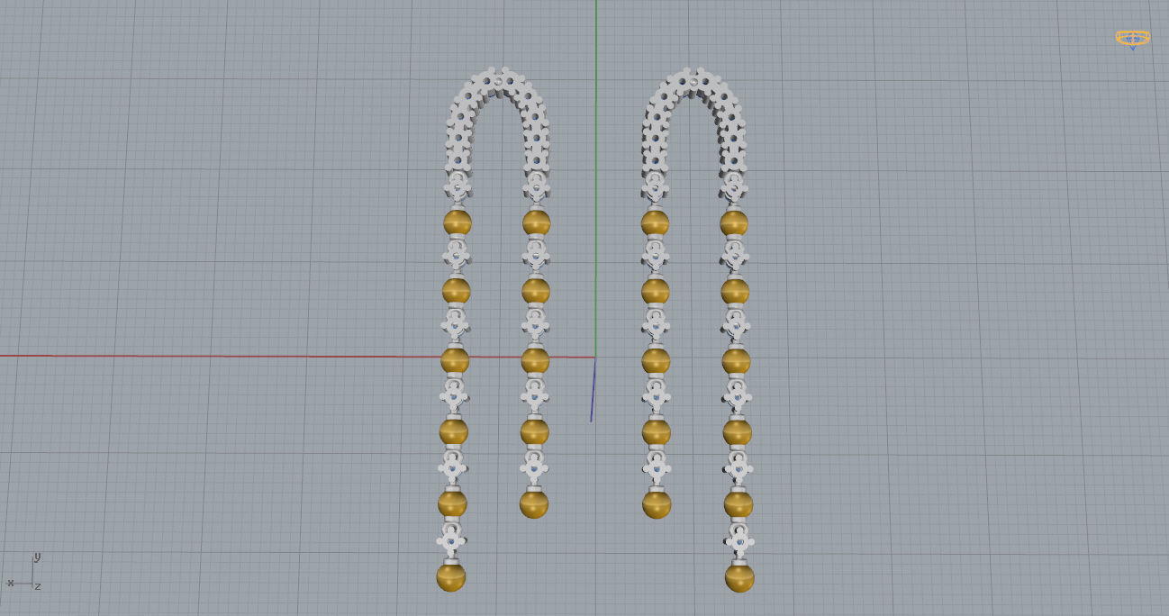 Earrings 24 3D print model_10