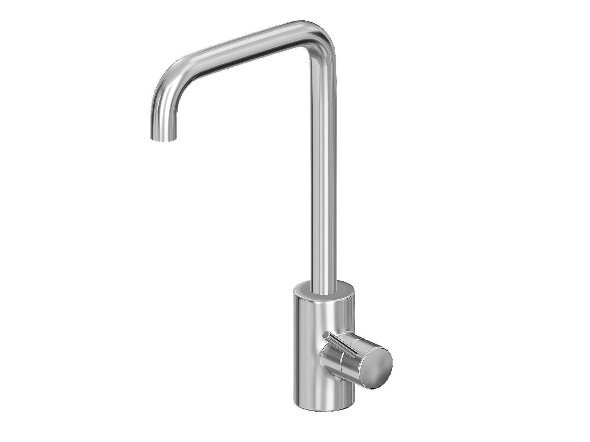 Faucet Collection Set chrome with two handles 3D model_7