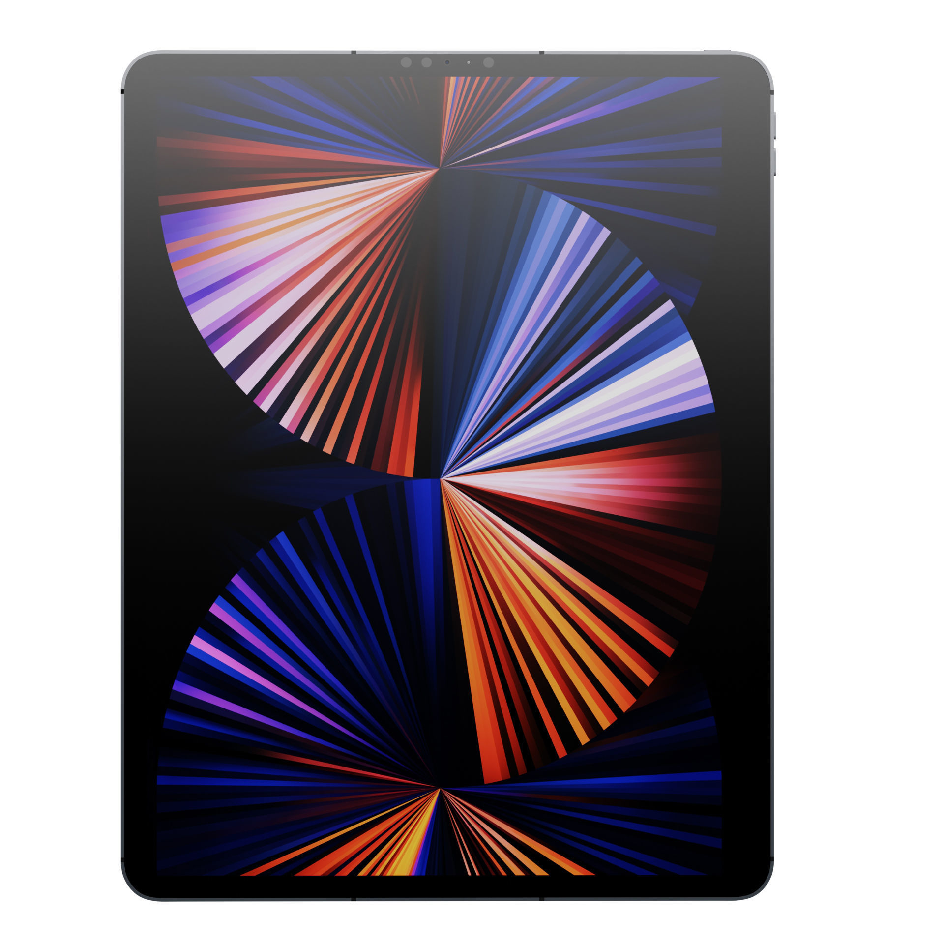 Apple iPad Pro 12-9-inch Wifi Cellular 2021 Space Gray 3D model_4