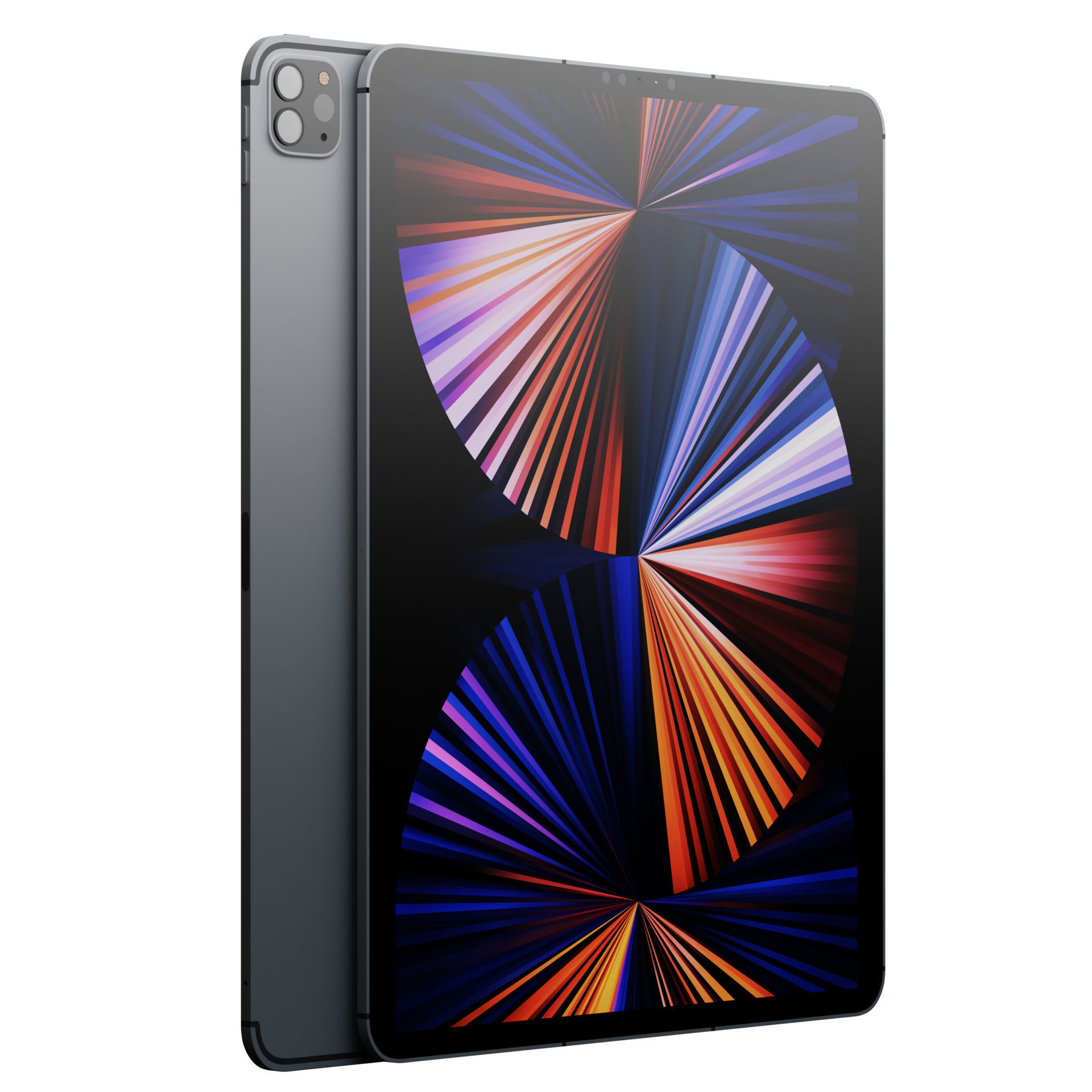 Apple iPad Pro 12-9-inch Wifi Cellular 2021 Space Gray 3D model_3