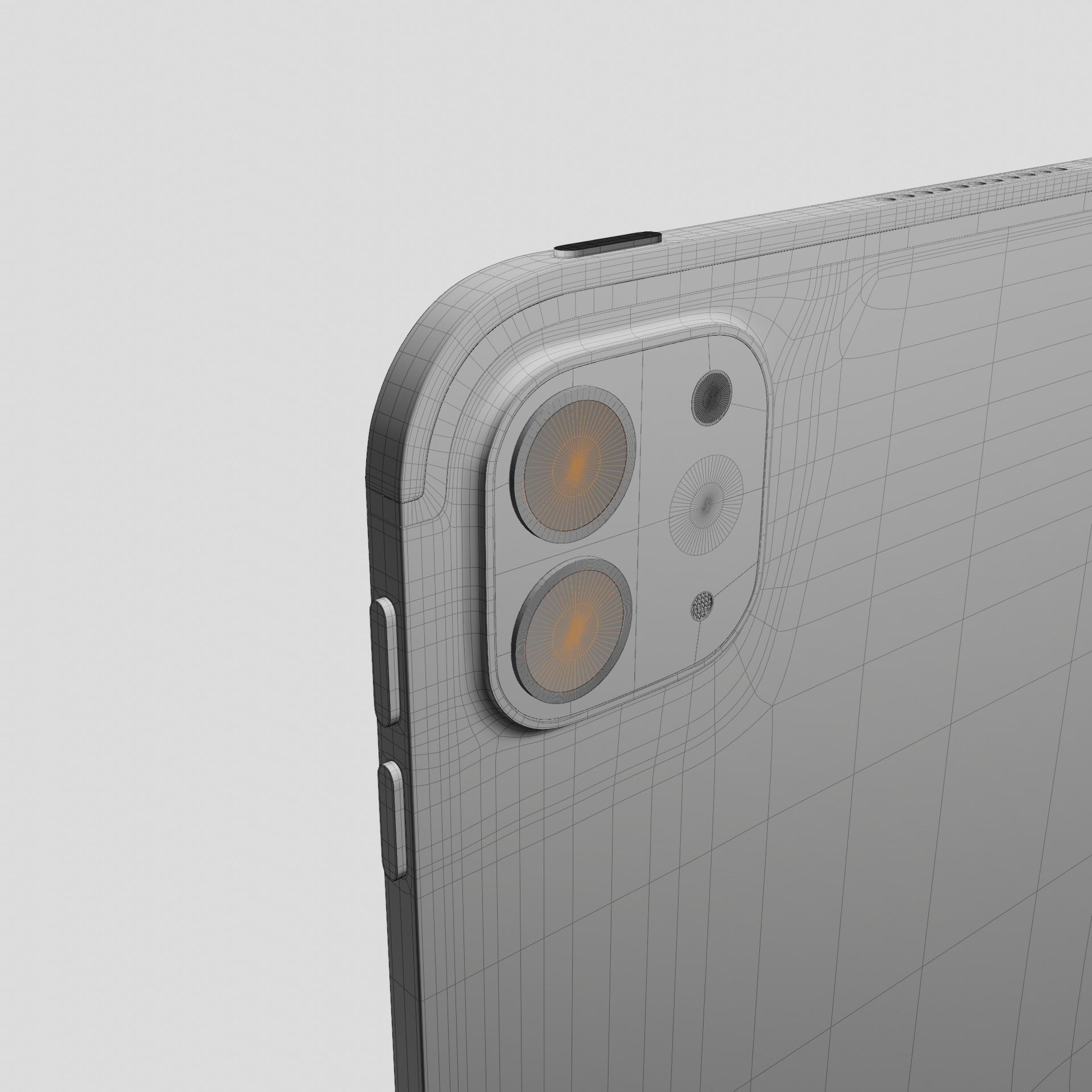 Apple iPad Pro 12-9-inch Wifi Cellular 2021 Space Gray 3D model_18