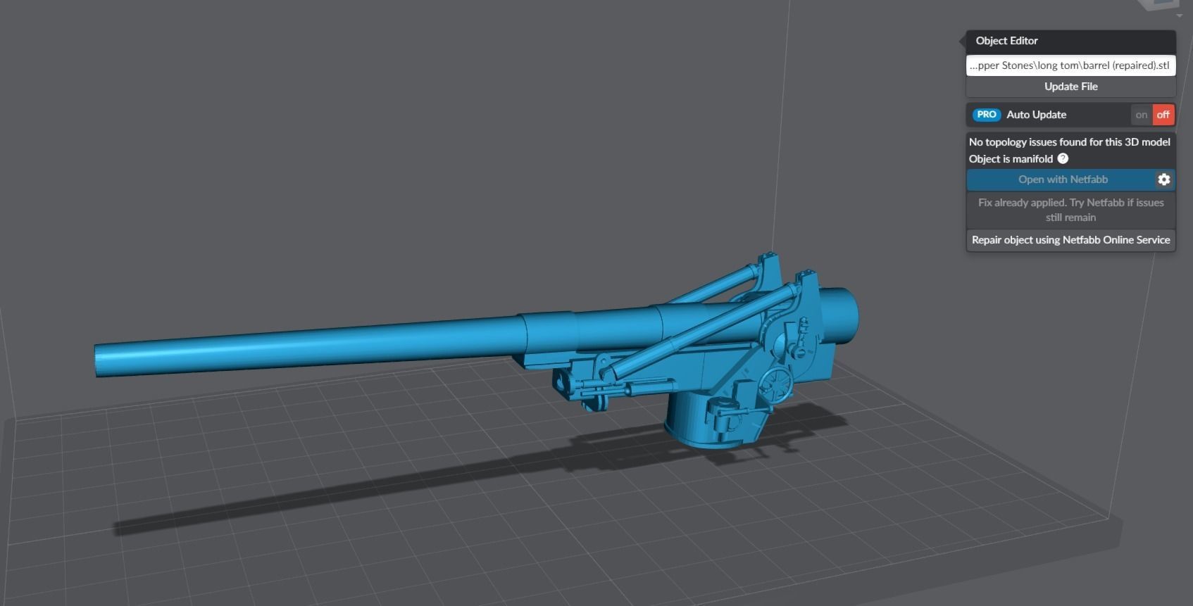 155mm Long Tom Scale Model 3D print model_5