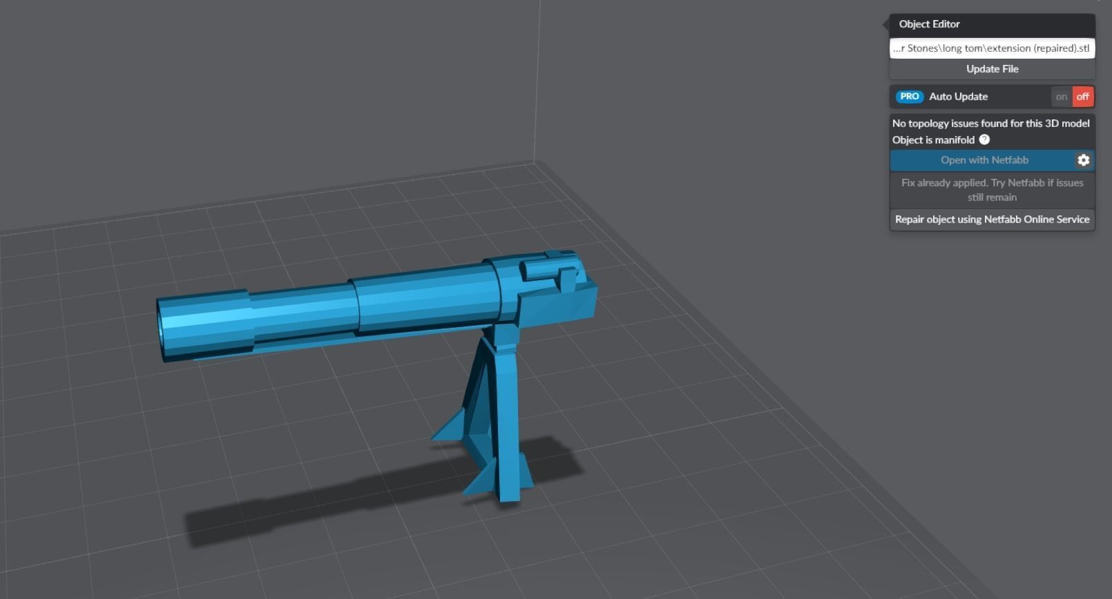 155mm Long Tom Scale Model 3D print model_7