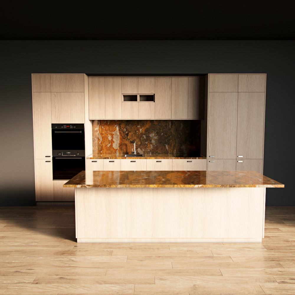 68-Kitchen8 texture 6 3D model_2