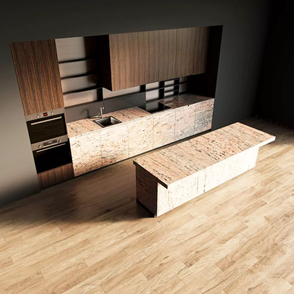 72-Kitchen12 texture 6 3D model_0