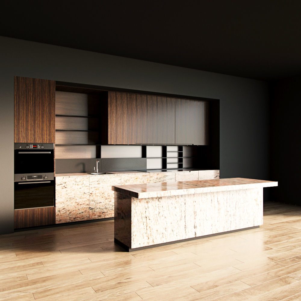 72-Kitchen12 texture 6 3D model_1