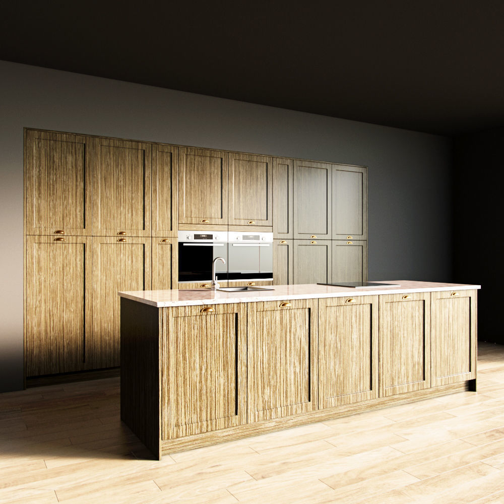 86-Kitchen2 texture 8 3D model_1