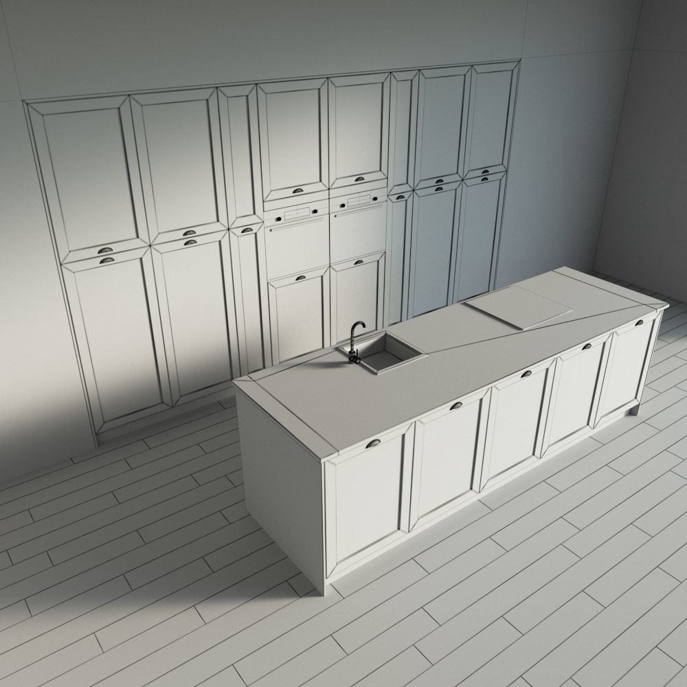 86-Kitchen2 texture 8 3D model_4