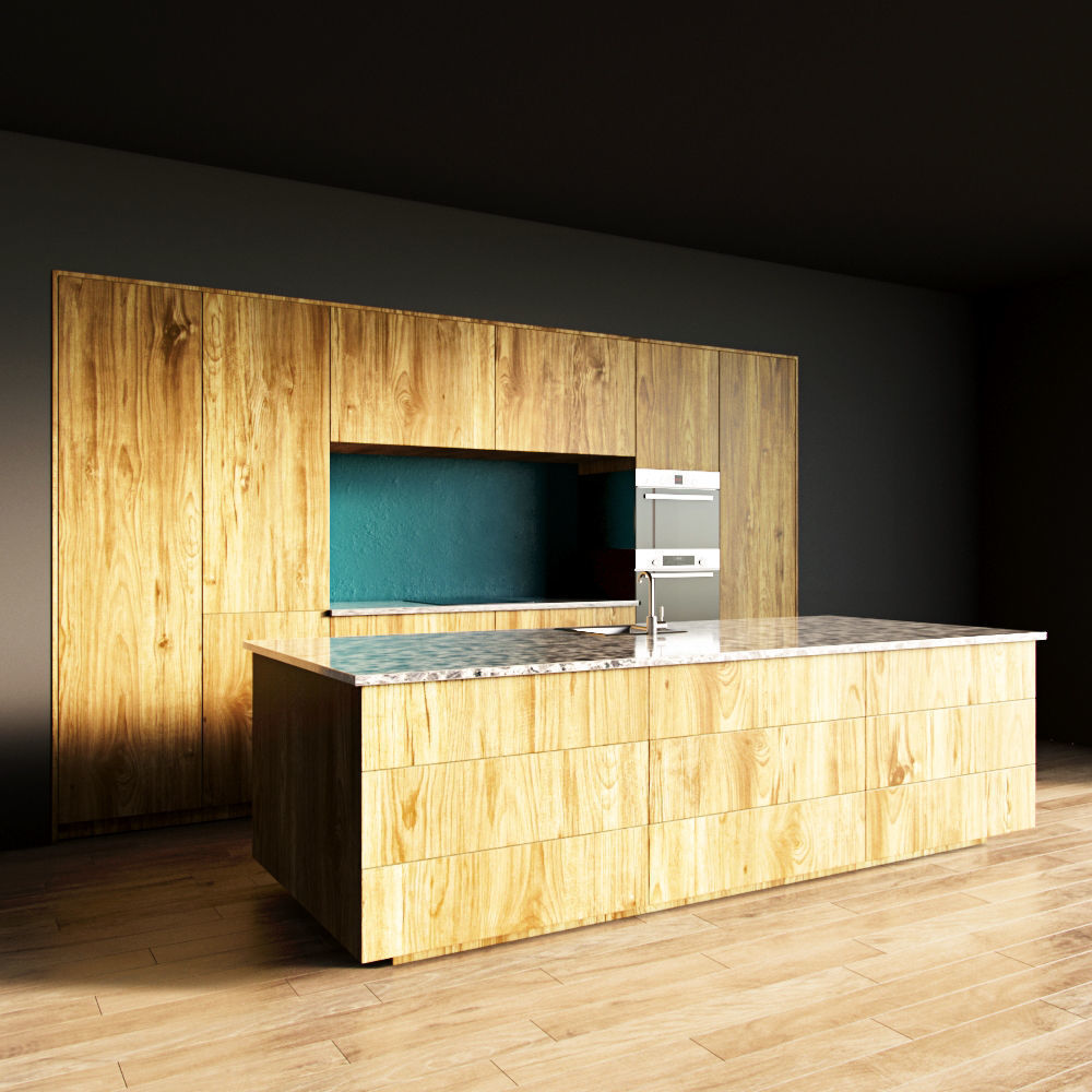 90-Kitchen6 texture 8 3D model_1