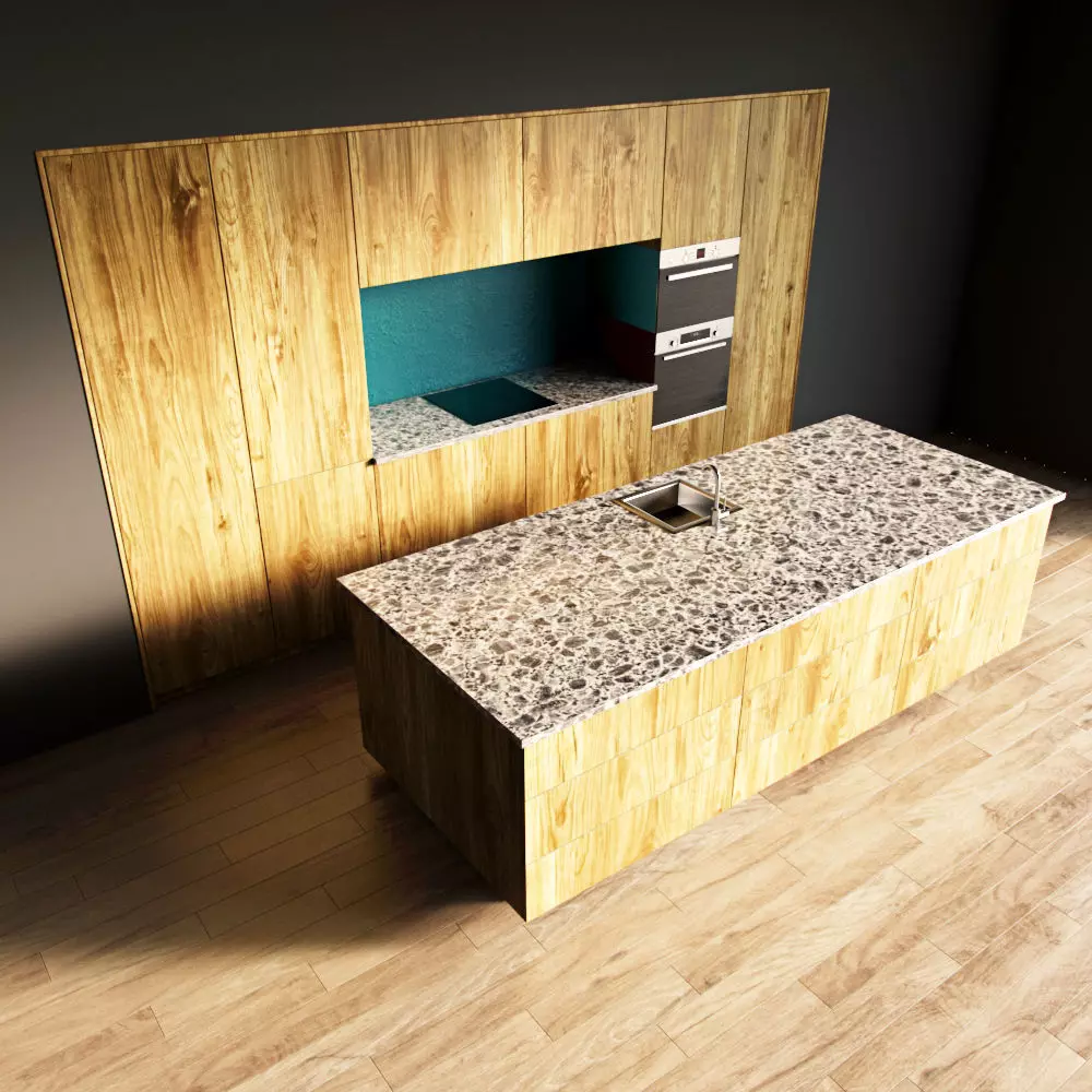 90-Kitchen6 texture 8 3D model_0