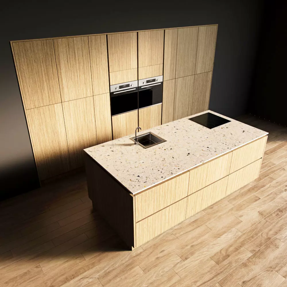 95-Kitchen11 texture 8 3D model_0