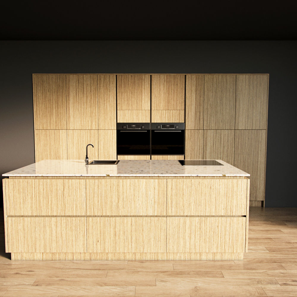 95-Kitchen11 texture 8 3D model_2