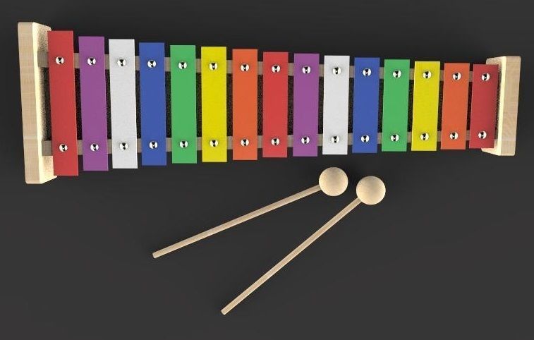 The Xylophone 3D model_1