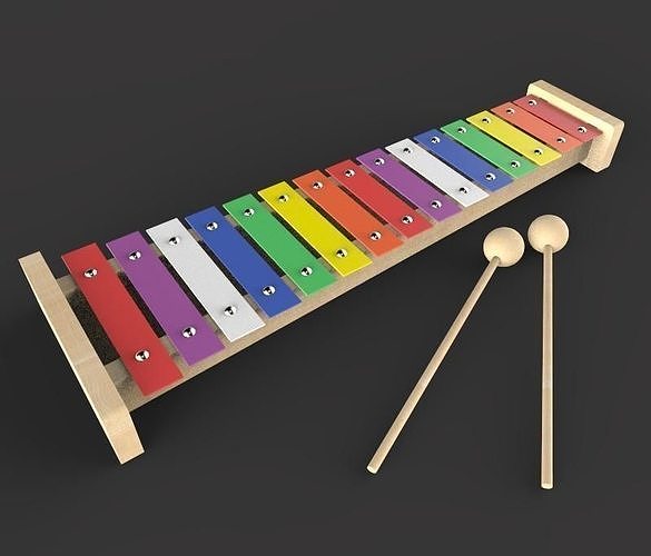 The Xylophone 3D model