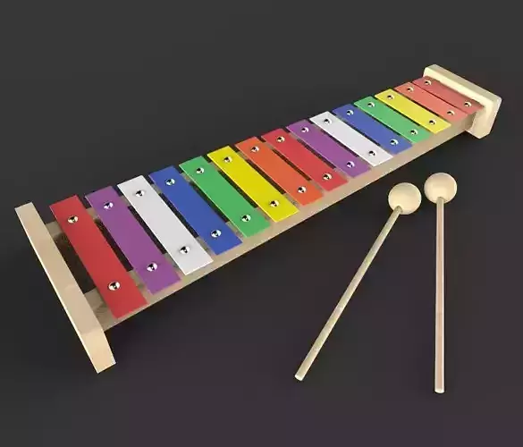 The Xylophone 3D model