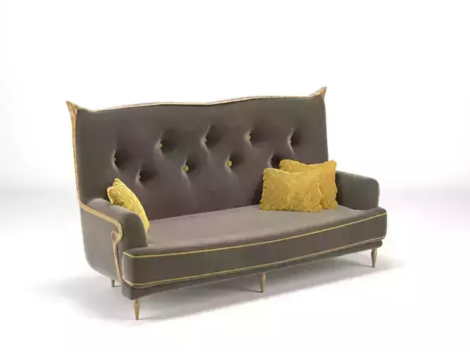 classic 3 seater capitone soda